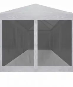 vidaXL Party Tent with 8 Mesh Sidewalls 9×3 m