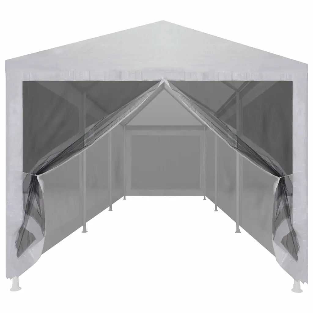 vidaXL Party Tent with 8 Mesh Sidewalls 9×3 m