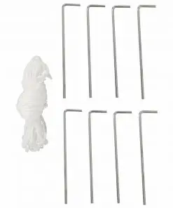 vidaXL Party Tent with 8 Mesh Sidewalls 9×3 m