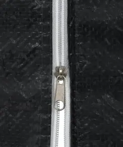 vidaXL Party Tent Sidewall 2 pcs with Zipper PE Anthracite