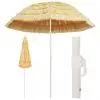 vidaXL Beach Umbrella Natural 240 cm Hawaii Style