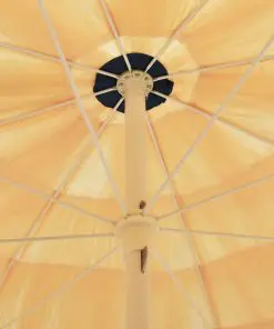 vidaXL Beach Umbrella Natural 240 cm Hawaii Style