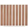 vidaXL Replacement Fence Boards 9 pcs WPC 170 cm Brown vidaXL Replacement Fence Boards 9 pcs WPC 170 cm Brown