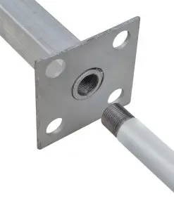 vidaXL Fence Posts 2 pcs WPC 185 cm