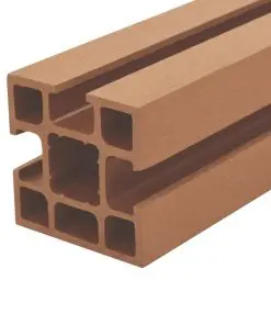 vidaXL Fence Posts 3 pcs WPC 185 cm