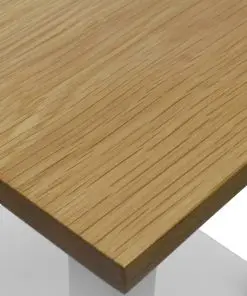 vidaXL Tall Chest of Drawers 26x26x94 cm Solid Oak Wood