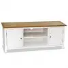 vidaXL TV Cabinet 120x35x48 cm Solid Oak Wood