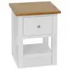 vidaXL Nightstand 36x30x47 cm Solid Oak Wood