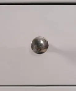 vidaXL Sideboard 110×33.5×70 cm Solid Oak Wood