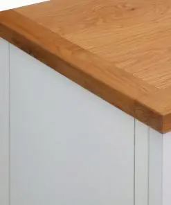 vidaXL Sideboard 90×33.5×83 cm Solid Oak Wood