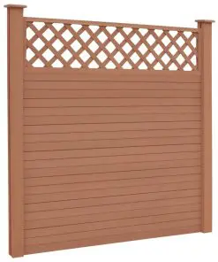 vidaXL Replacement Fence Boards WPC 7 pcs 170 cm Brown