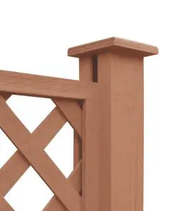 vidaXL Replacement Fence Boards WPC 7 pcs 170 cm Brown