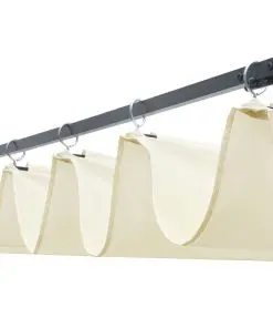 vidaXL Gazebo with Roof Poly Rattan 300x300x200 cm Brown and Cream