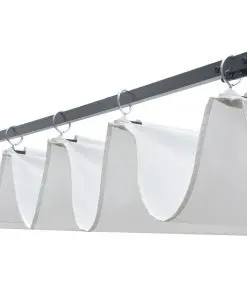 vidaXL Gazebo with Roof Poly Rattan 400x400x200 cm Brown and Cream