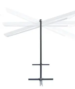 vidaXL Gazebo with Tiltable Sliding Roof 350x250x225 cm Cream