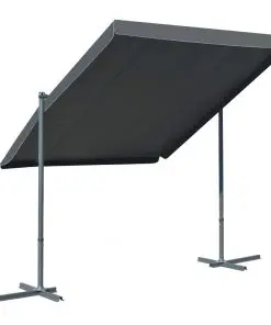 vidaXL Gazebo with Tiltable Retractable Roof 350x250x225 cm Anthracite