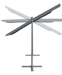 vidaXL Gazebo with Tiltable Retractable Roof 350x250x225 cm Anthracite