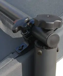 vidaXL Gazebo with Tiltable Retractable Roof 350x250x225 cm Anthracite