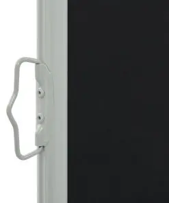 vidaXL Patio Retractable Side Awning 100 x 300 cm Black