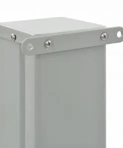 vidaXL Patio Retractable Side Awning 100 x 300 cm Black