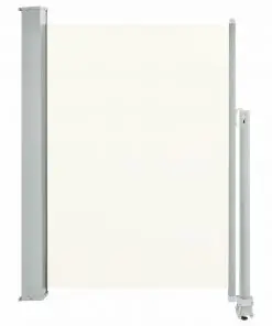 vidaXL Patio Retractable Side Awning 100 x 300 cm Cream