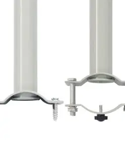 vidaXL Patio Retractable Side Awning 120 x 300 cm Cream