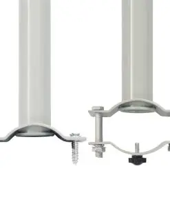 vidaXL Patio Retractable Side Awning 140 x 300 cm Black