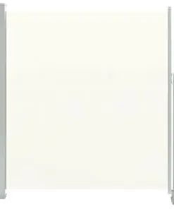 vidaXL Patio Retractable Side Awning 140 x 300 cm Cream