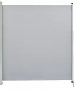 vidaXL Patio Retractable Side Awning 140 x 300 cm Grey