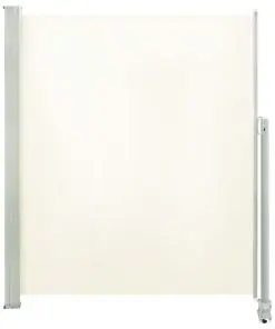 vidaXL Patio Retractable Side Awning 160 x 300 cm Cream