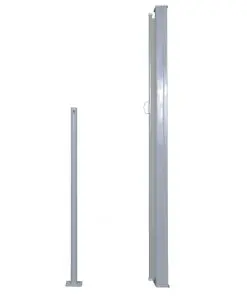 vidaXL Retractable Side Awning 140 x 300 cm Cream