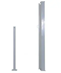 vidaXL Retractable Side Awning 120 x 300 cm Cream