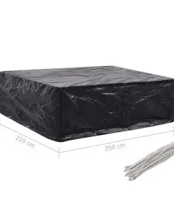 vidaXL Garden Furniture Cover 8 Eyelets 250x210x90 cm