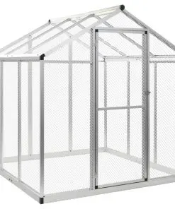 vidaXL Outdoor Aviary Aluminium 183x178x194 cm