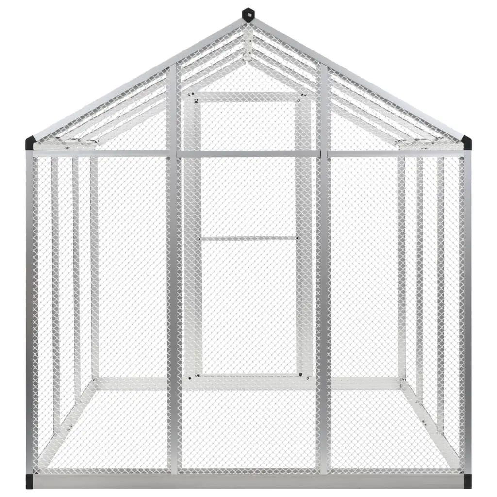 vidaXL Outdoor Aviary Aluminium 183x178x194 cm