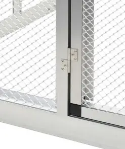 vidaXL Outdoor Aviary Aluminium 183x178x194 cm