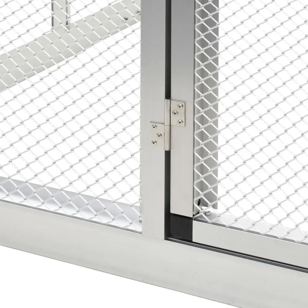 vidaXL Outdoor Aviary Aluminium 183x178x194 cm