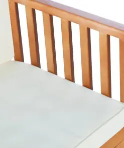 vidaXL 3 Piece Bistro Set with Cushions Solid Eucalyptus Wood