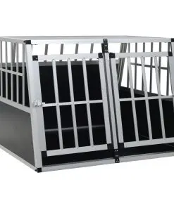 vidaXL Dog Cage with Double Door 94x88x69 cm