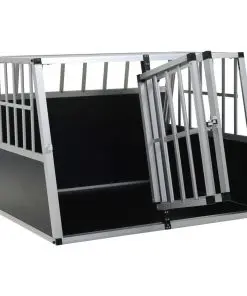vidaXL Dog Cage with Double Door 94x88x69 cm