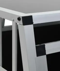 vidaXL Dog Cage with Double Door 94x88x69 cm