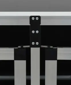 vidaXL Dog Cage with Double Door 89x69x50 cm