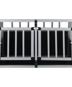 vidaXL Dog Cage with Double Door 89x69x50 cm