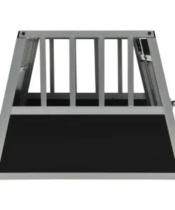 vidaXL Dog Cage with Double Door 89x69x50 cm
