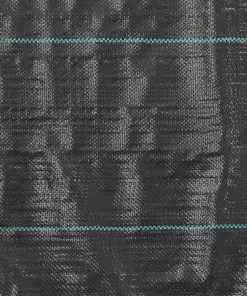 vidaXL Weed & Root Control Mat PP 2×50 m Black