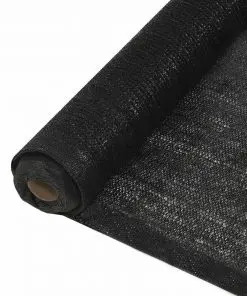 vidaXL Privacy Net HDPE 1.5×10 m Black
