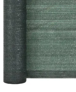 vidaXL Privacy Net HDPE 1×10 m Green