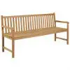 vidaXL Garden Bench 180 cm Solid Teak