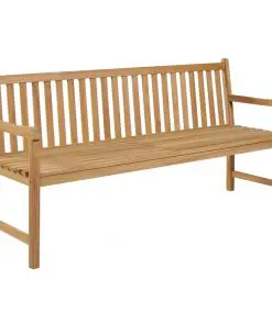 vidaXL Garden Bench 180 cm Solid Teak