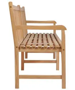 vidaXL Garden Bench 240 cm Solid Teak